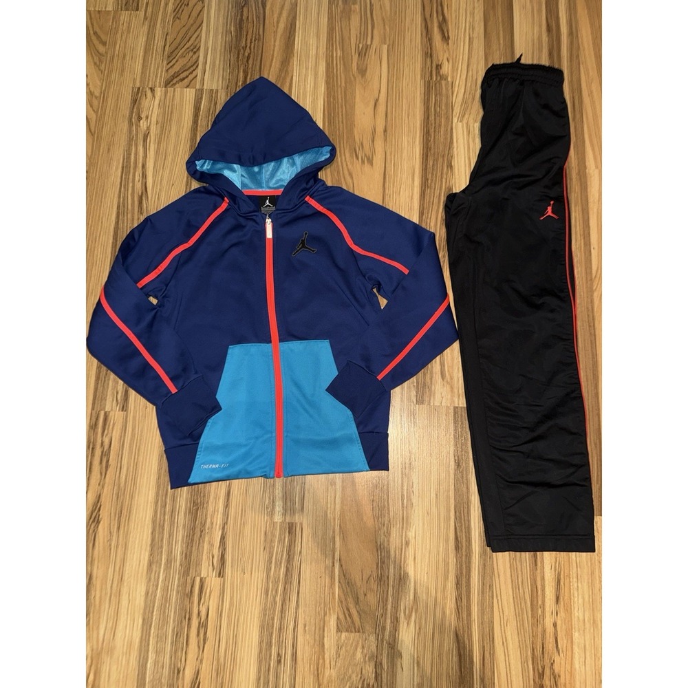 Air Jordan Nike Y2K Boys Youth‎ M Medium Lot Dri-Fit Wide Leg Pants Hoodie Zip
